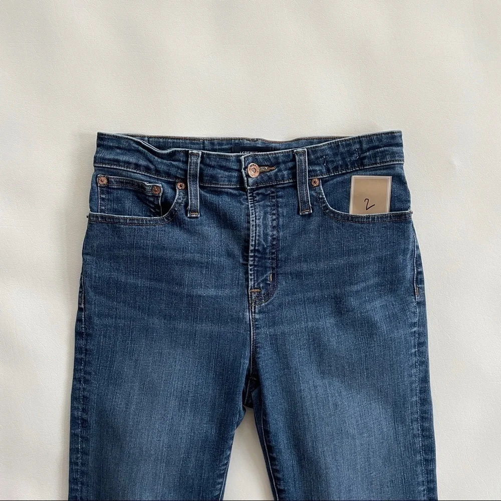 J. Crew Tall Curvy Toothpick Jeans in Dryden Wash 26 Tall